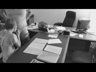 fucked the secretary right on the office desk | teen, anal, big tits